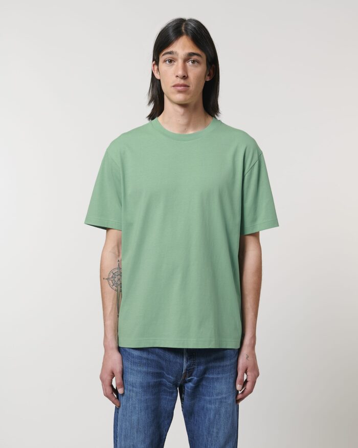 bio katoen t-shirt mint groen