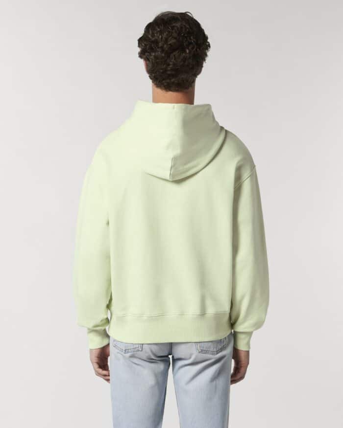 biologisch katoen hoodie mint groen