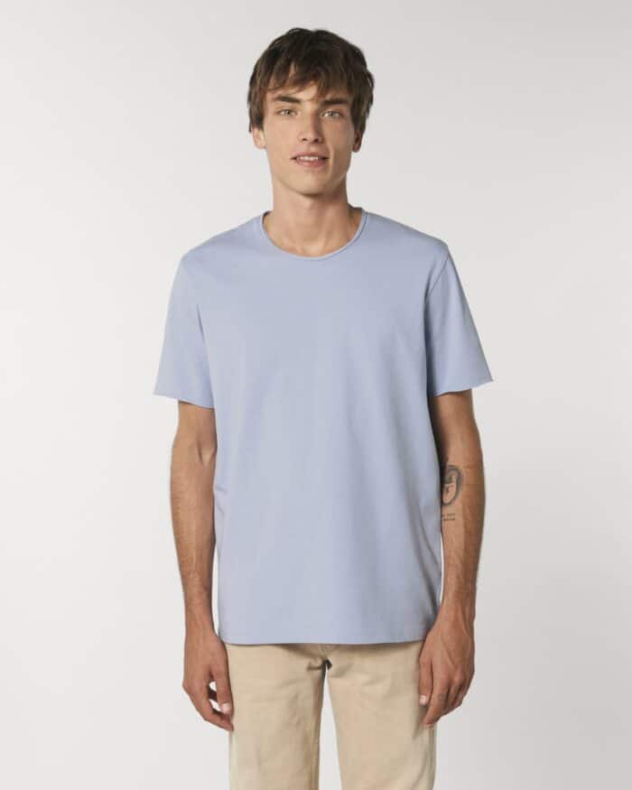 blauw t-shirt uniseks