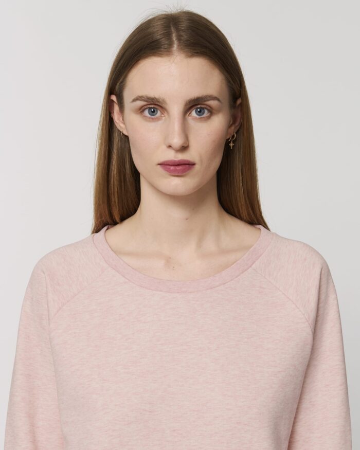 crewneck sweater dames roze
