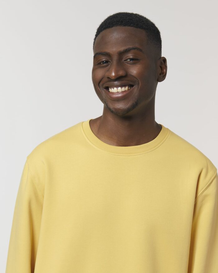 crewneck sweater geel