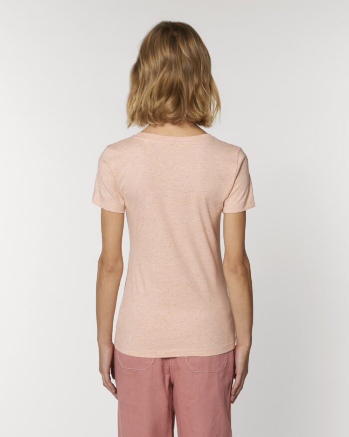 dames t-shirt roze katoen