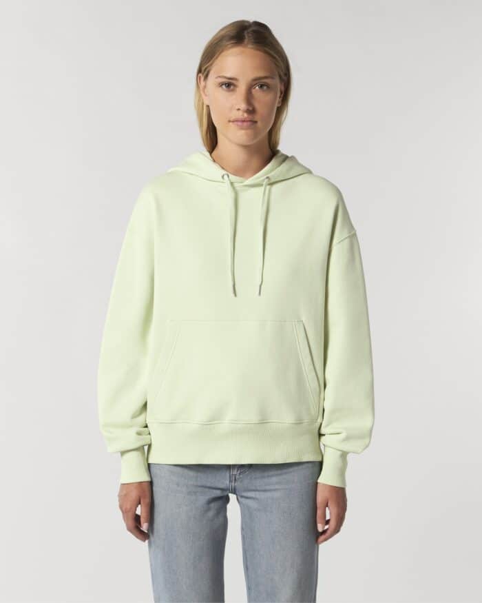 hoodie dames mint groen