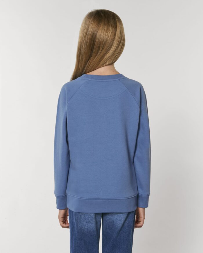 kinder sweater blauw eco