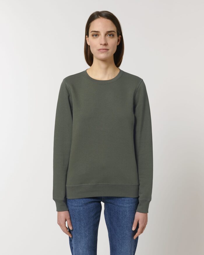sweater ronde hals groen