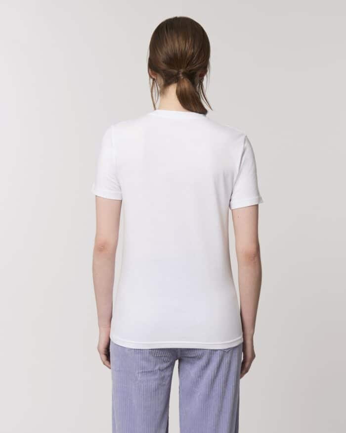 unisex t-shirt wit organic katoen